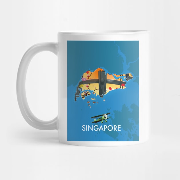 Singapore travel map by nickemporium1